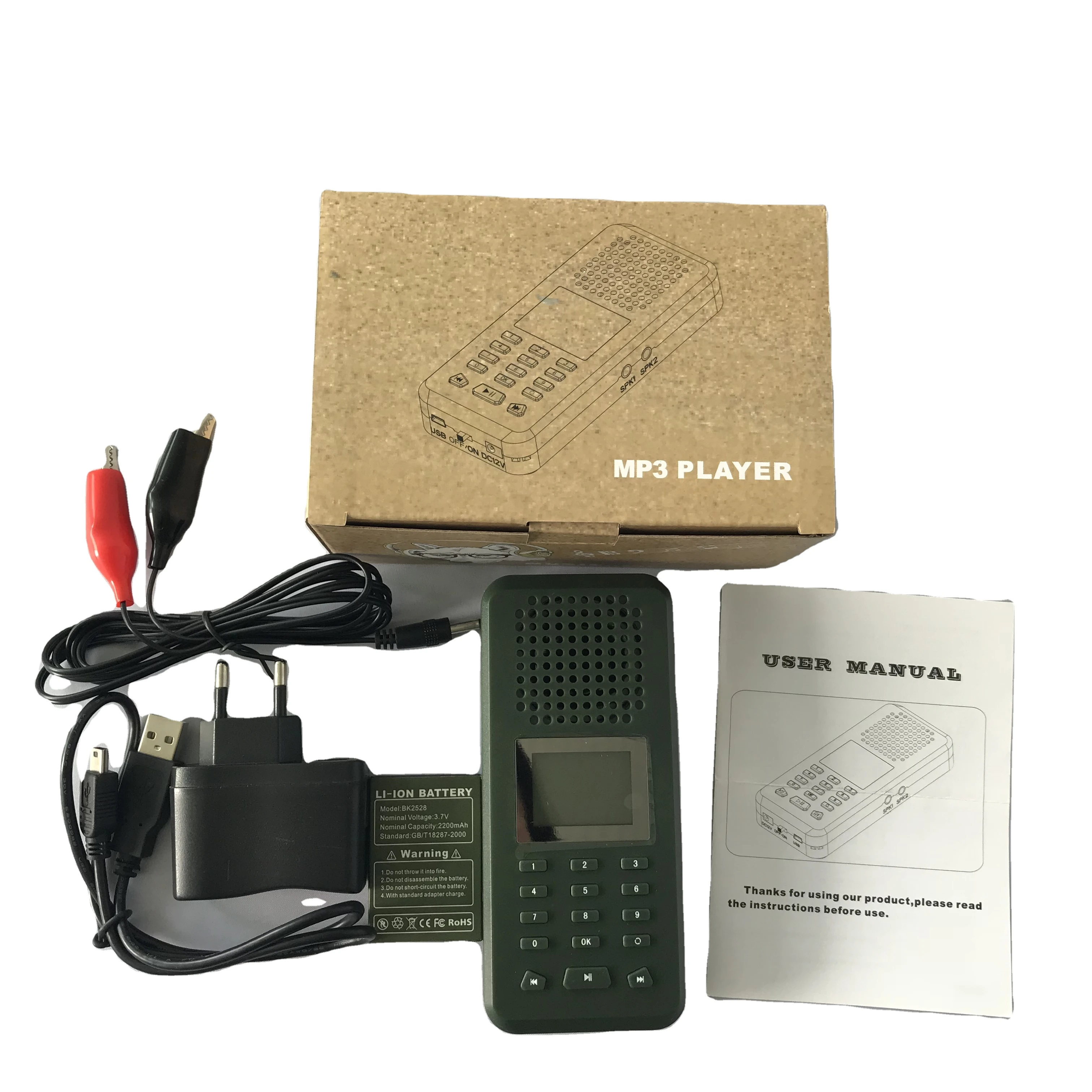 Cheap hunting bird mp3 BK1519 electronic bird caller device with remote