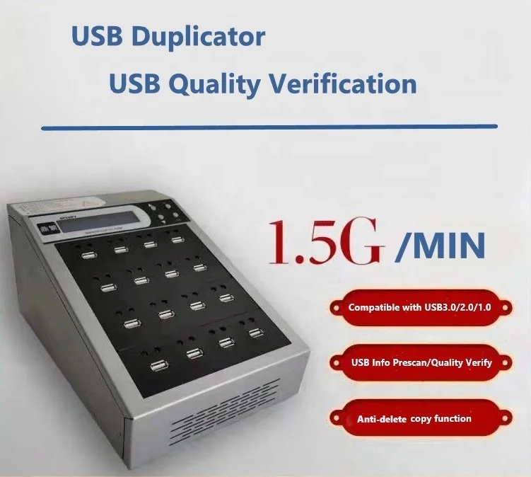 Low Price Small Size Standalone USB Flash Drive Duplicator USB Copier Write Protection USB copy machine