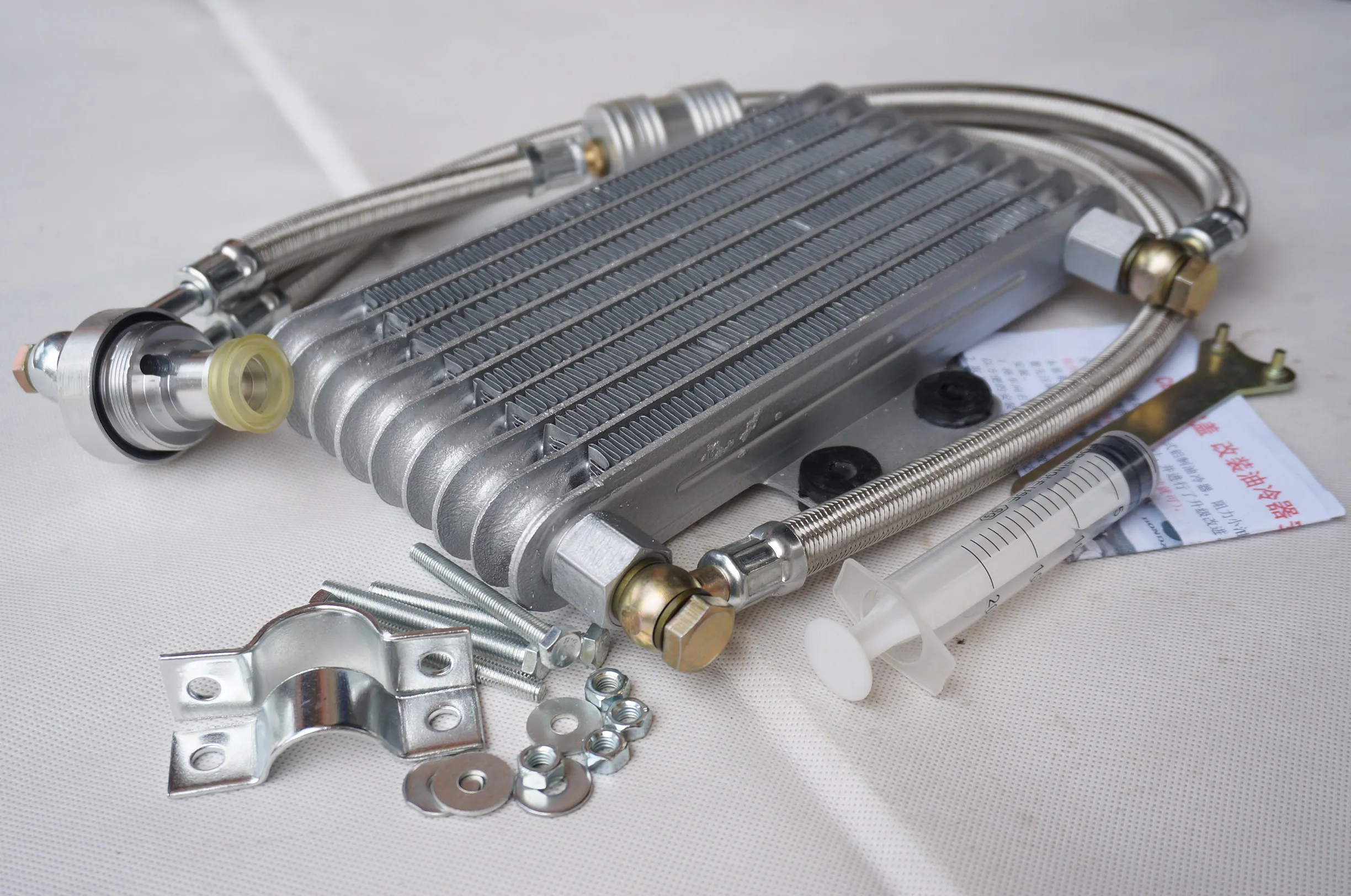 High quality motorcycle racing radiator motorcycle oil cooler radiator for Honda CBCG radiator