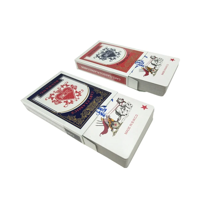 KAILE Factory Customised Recyclable Casino Board Game  printed  Playing Cards with box paper poker