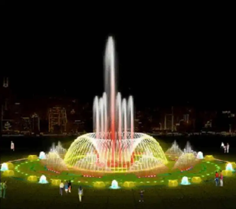 Professional Chinese Water Fountains Manufacturer Provide Chinese Modern Musical Dancing Water Fountains For Outdoor Decoration