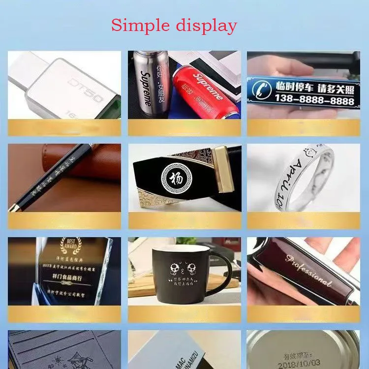 Factory Hot Sale Portable Max Raycus Jpt Mopa Laser Marking Machine For Metal Engraving Printing Machines