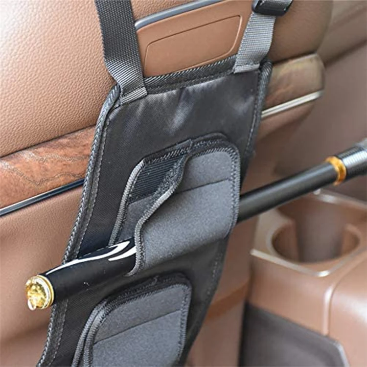 back seat fishing rod holder for cars vehicle carrier backseat pole secure