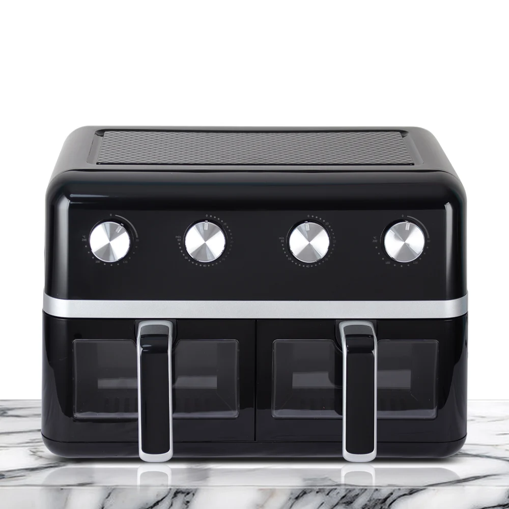 Junwei 9L home electric oven supplier household appliances Double airfryers friyer dual freidora de aire Air Fryer Oven
