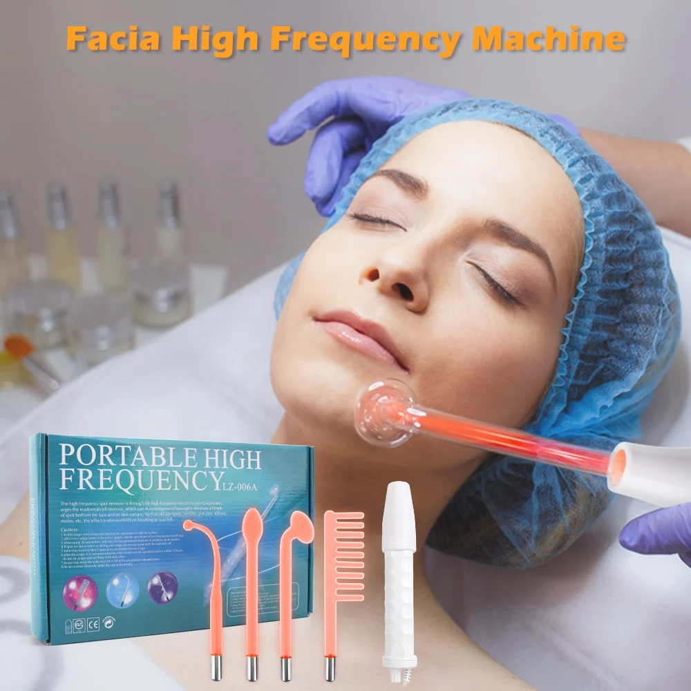 High Portable High Frequency Facial Wand Machine Facial Machine Portable Wand