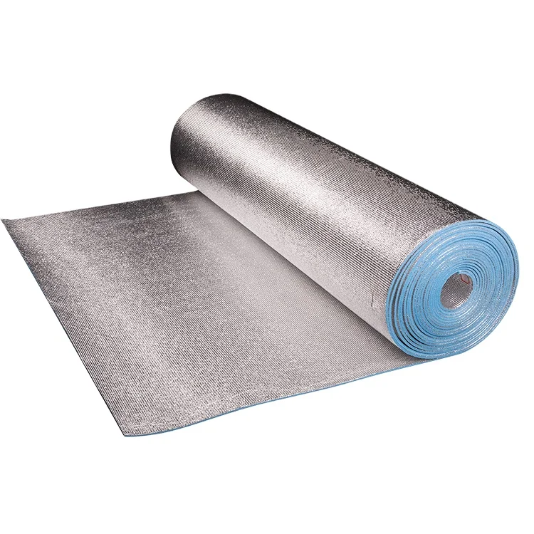 Огнестойкий отражающий изоляционный материал из алюминиевой фольги с подкладкой из майлара