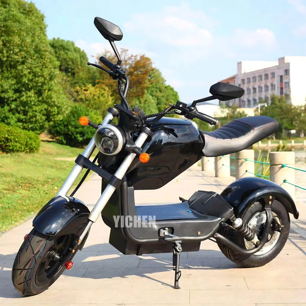 Biciclettas Elettricas 2000w 20Ah Removable Li Battery 1500w BLDC Motor 50km Long Range Chopper Electric Moped Scooter