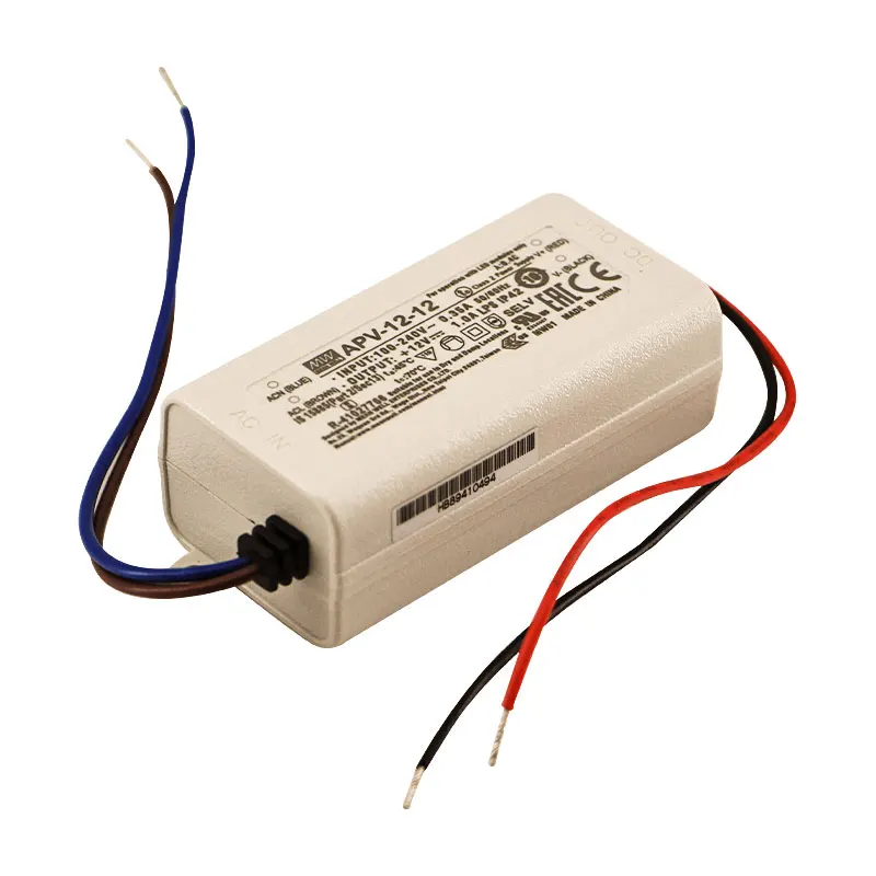 Meanwell APV-25-24 0~3.5A 5V 12V 15V 24V 36V IP42 Level Constant Voltage Mode With Plastic Case Led Driver