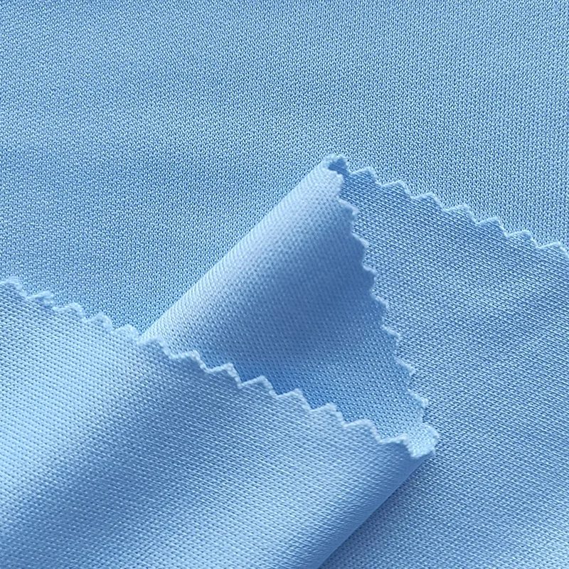 100%Polyester knitted sportswear interlock sports jersey t shirt fabric