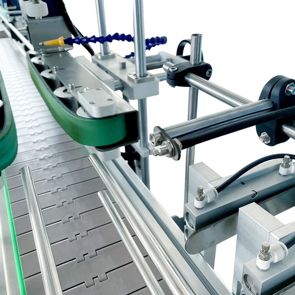 YK P3L04H Full Automatic Jar Water Bottle Liquid Soap Juice Perfume Filling Capping And Labeling Machine production line