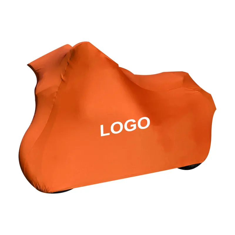 Factory Wholesale Indoor Elastic Velvet High Elastic Dust-Proof Motorcycle Cover
