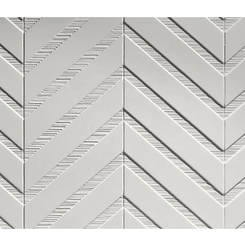 Xiamen Cultured Marble Factory Price  Resin Cultured Marble Chevron 3*8 Shower Wall Panels