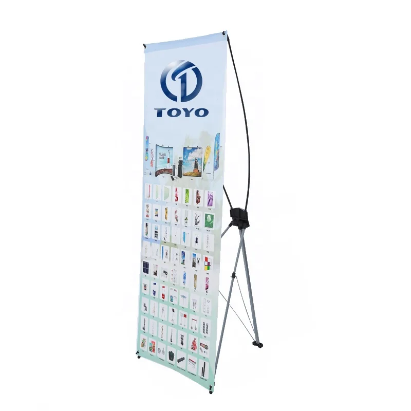 high quality x frame stand display banner size 60 x 160 cm 80 x 180 cm For Hamburger Sale