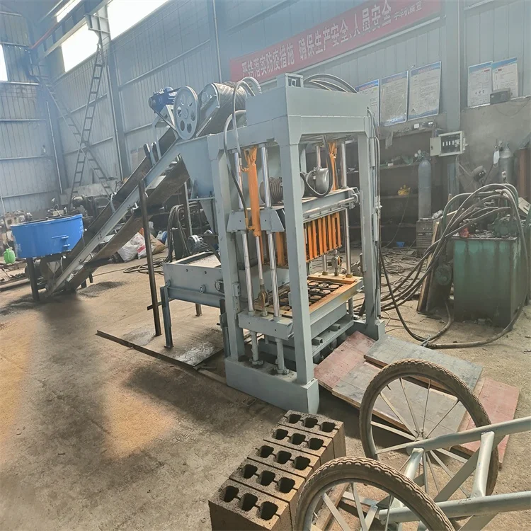 Widely used electric hollow concrete cement block brick making maker machine price for sale