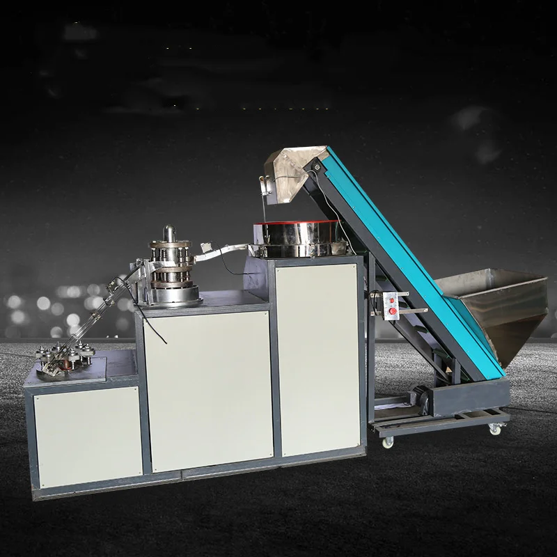 Hot sale automatic plastic bottle cap slitting and folding 2 in 1 machine