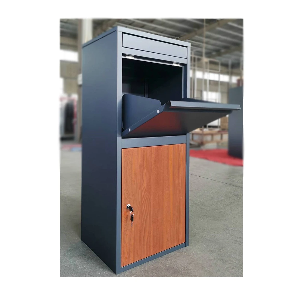 wall mounted  package delivery newspaper  express post drop box iron letter box mailbox outdoor metal parcel box