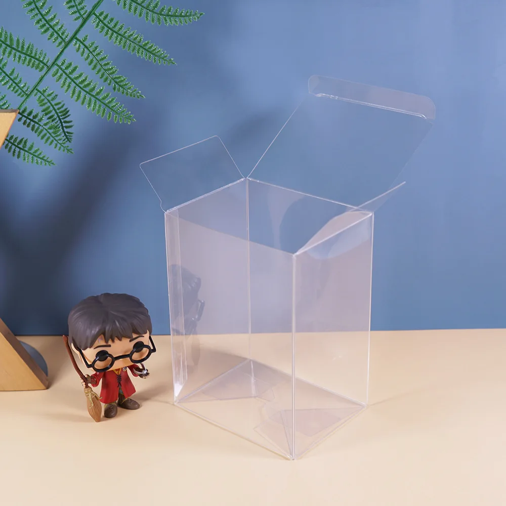 Clear Transparent Funko POP Pet Plastic Packaging with 4 Inch Figure Display Acetate box