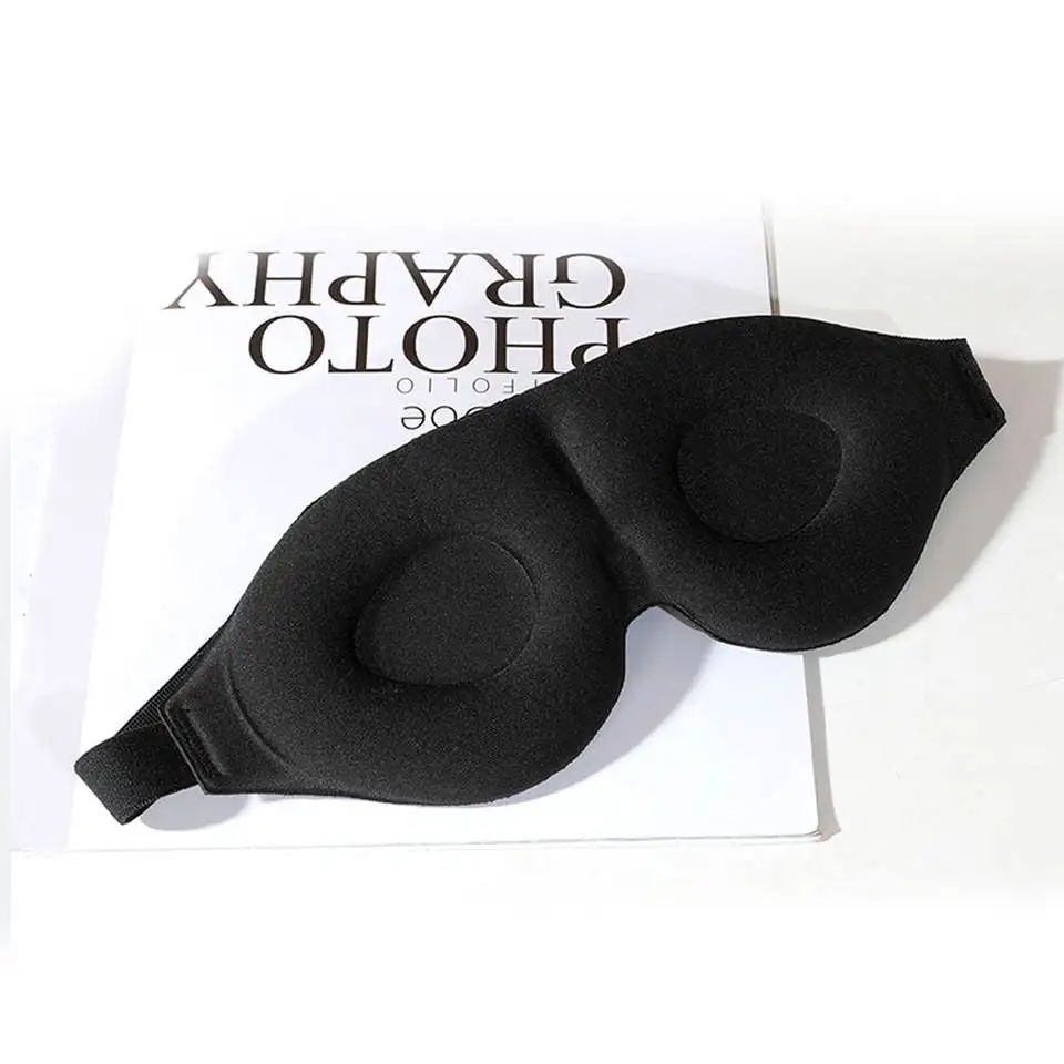 Factory Direction Wholesale the Imitated silk sleeping eye mask Custom Size eye masks artificial silk luxury