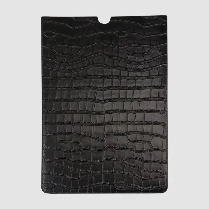 Print Pu Crocodile Leather Pouch Bag Cute Laptop Sleeves,Customised Business Laptop Case Sleeve