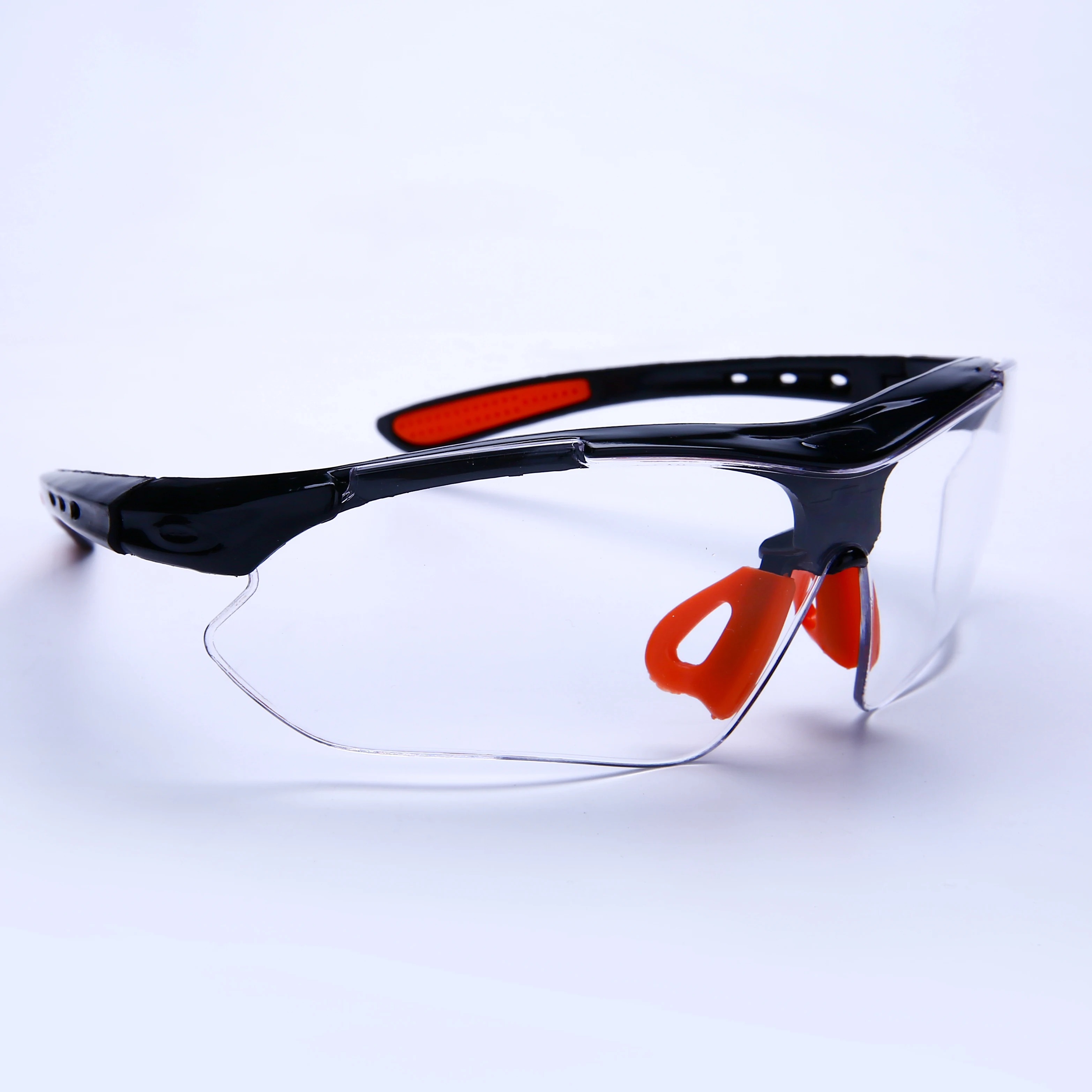 Latest stylish Black frame Safety Glasses for working use (1600351907671)