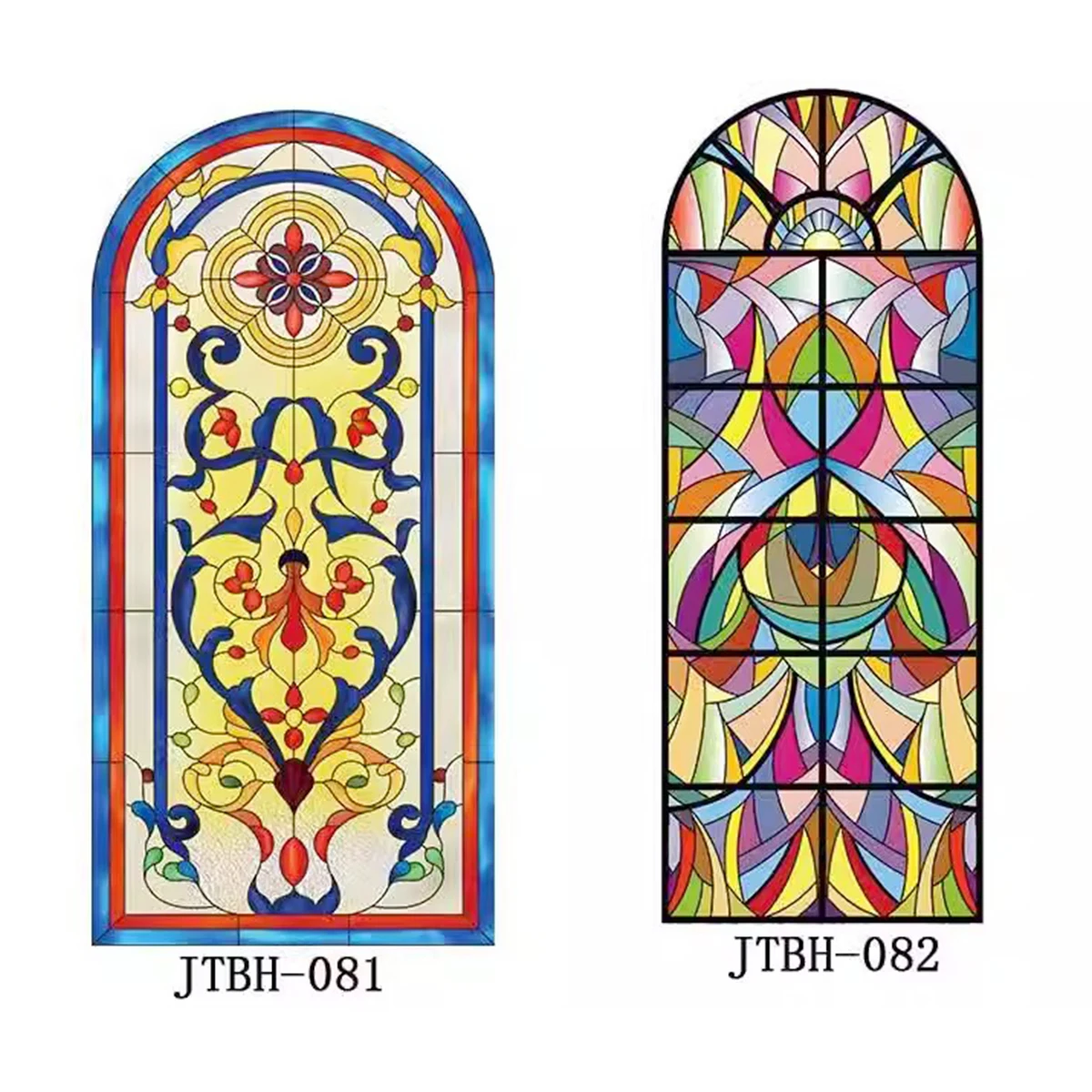 Decorative Stained Glass Sheets Textured Digital Tempered Art  Printing Glass For Church Patterned Skylight Color Tiffany Glass