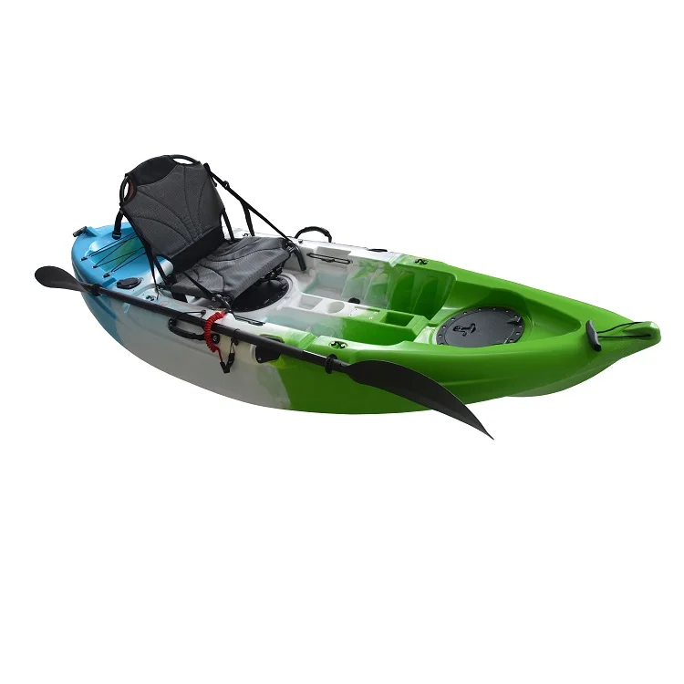 WOOWAVE CE Roto Molded Plastic Fishing Canoe Sea Ocean Kayak for sale Made in China