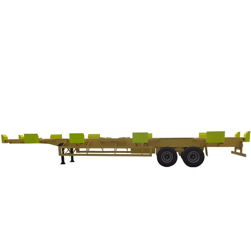 Hot Selling 2-Axle 40FT Dock Skeleton Semi-Trailer For Container Transprotation