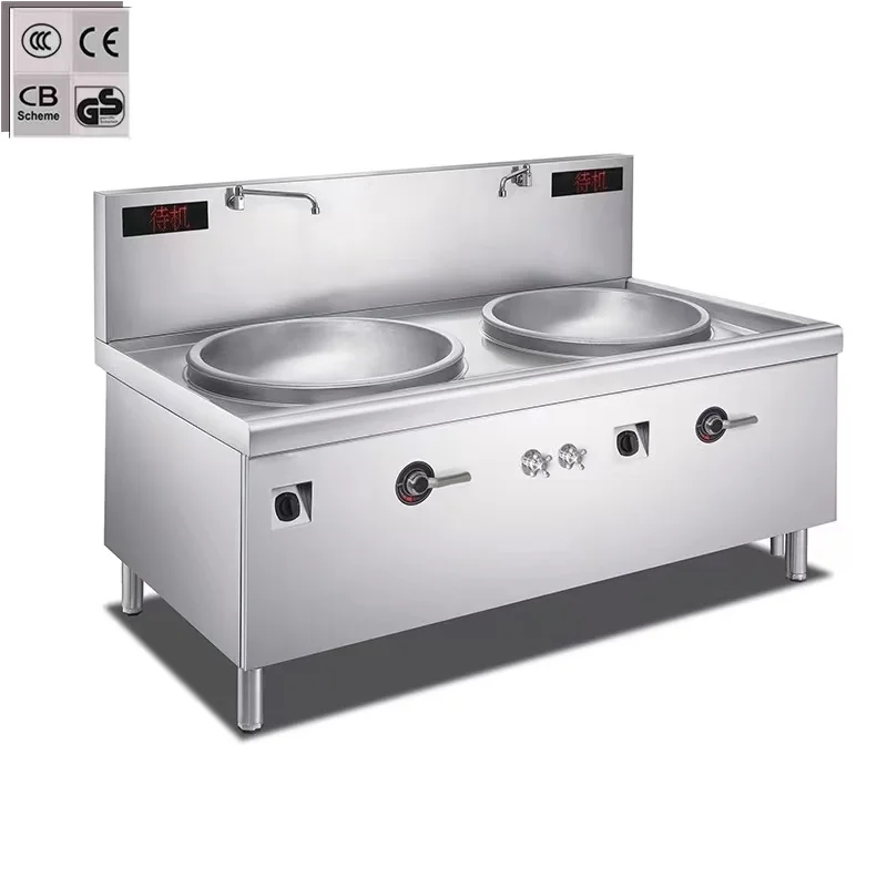 Kitchen appliances commercial induction cooker 15KW 2 burner induction cooker cooking equipment for restaurant
