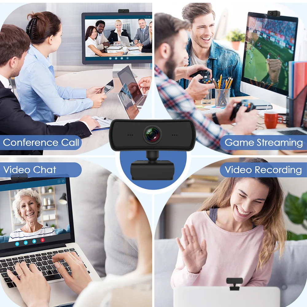 2k ПК USB Компьютерная камера со встроенным микрофоном компьютерная