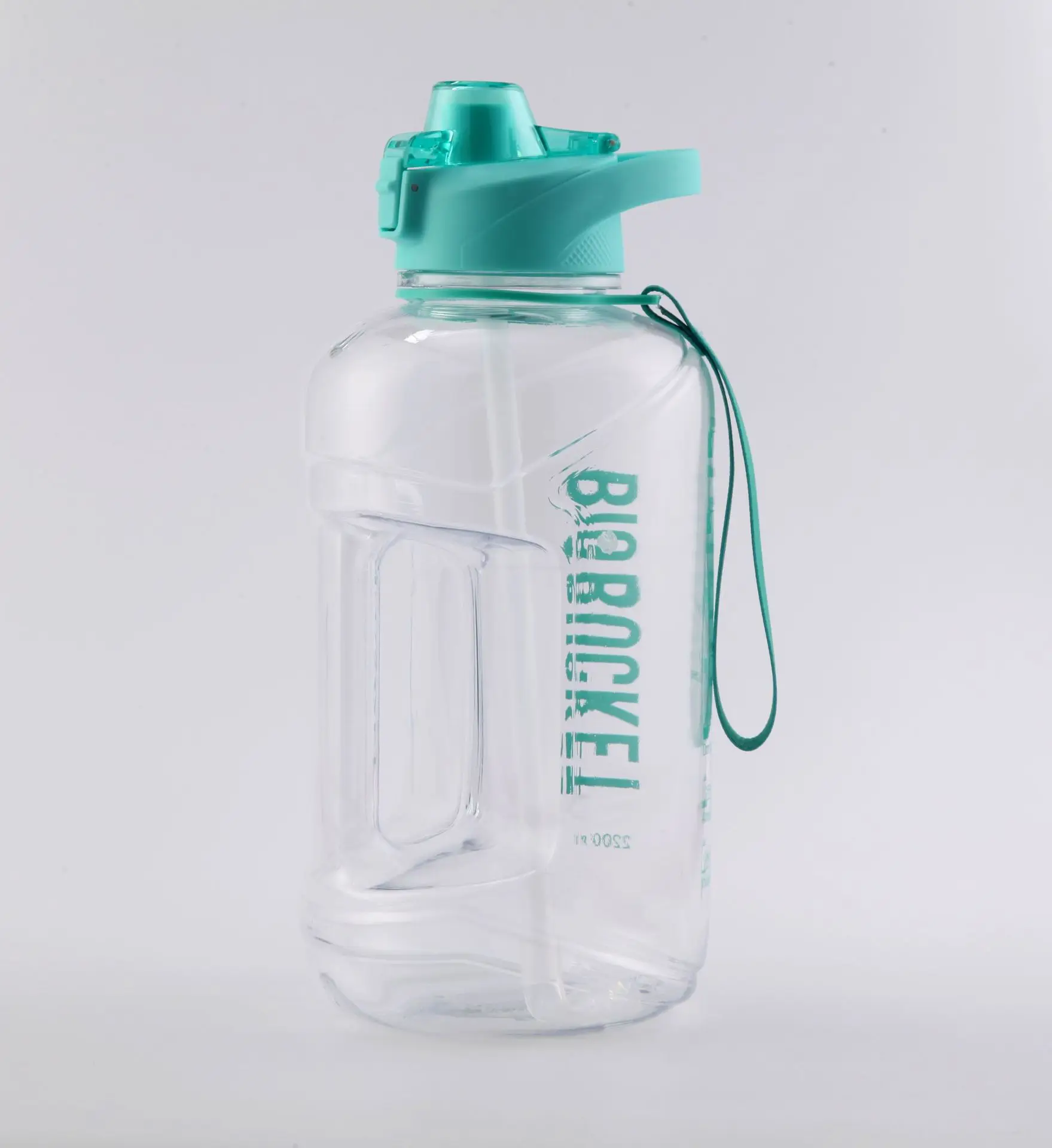 2.5L large capacity Water Bottle Sport Drink Gym Half Gallon Water Jug Bottle with handle