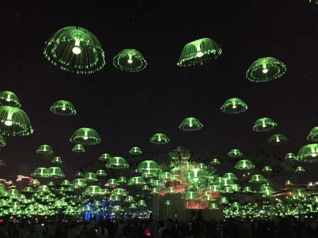 Magic Light Concert Bar Kinetic Art Lamp Kinetic Led Jellyfish Kinetic Light Chandelier 100W Lyre Led 380w Projection Lights 9CH