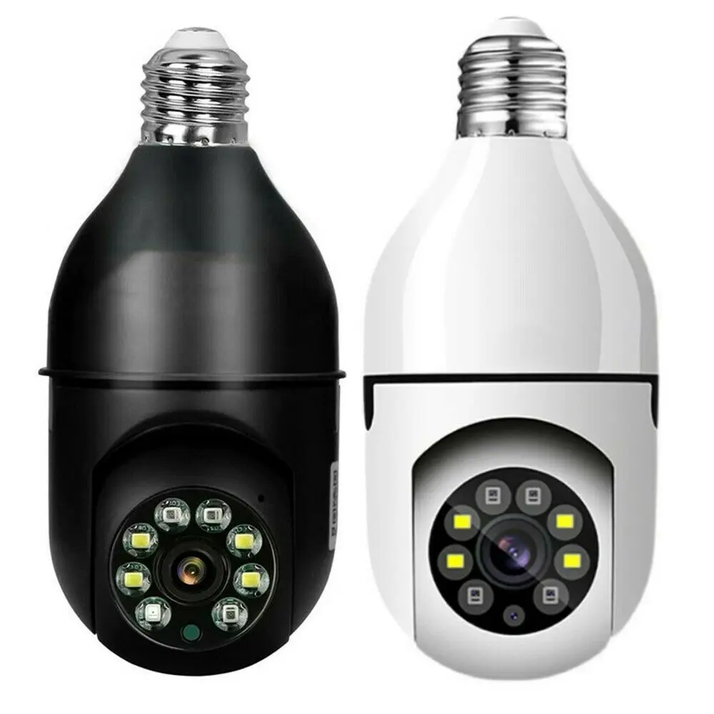 2MP Light Bulb E27 Wireless IP Camera WiFi 1080P Panoramic PTZ Home Security CCTV 360 Degree Camera