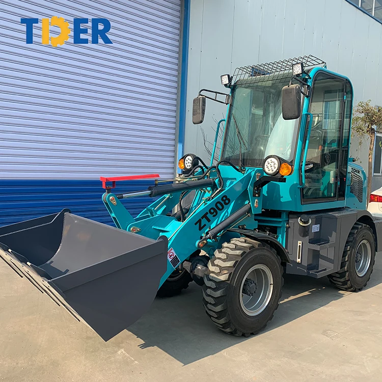 TDER cheapest china smallest electric diesel wheel loaders mini ARTICULATED front end loader mini loadere for EPA price