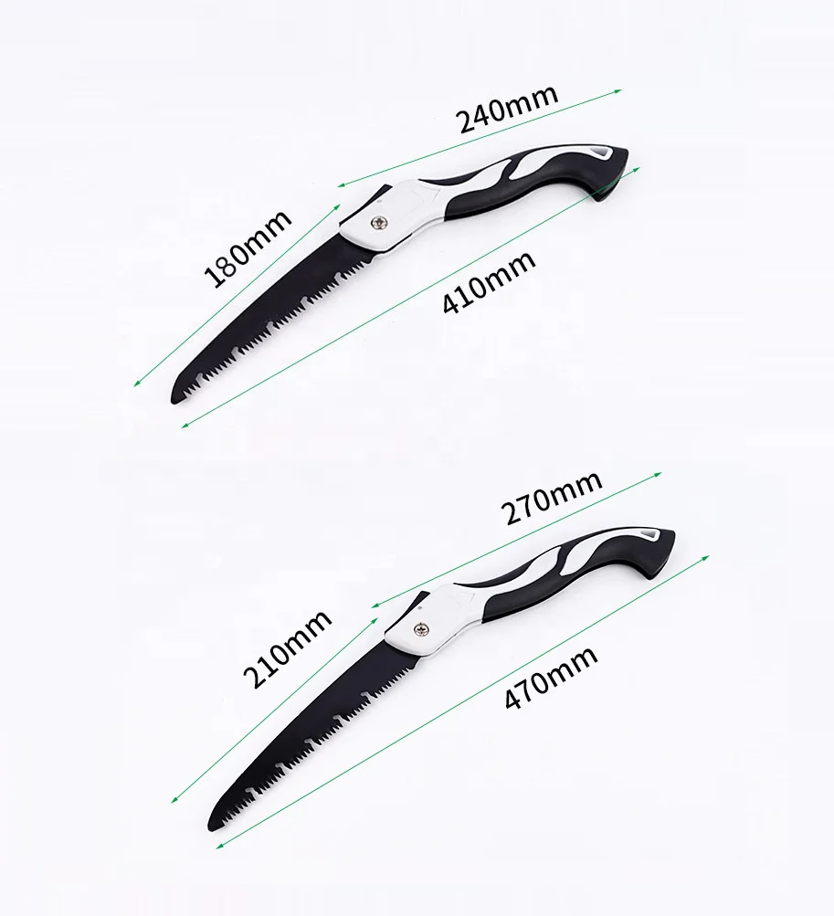 High speed steel SK5 Mn steel mini hand tool portable sharp  saw blade folding saw for quick cutting wood