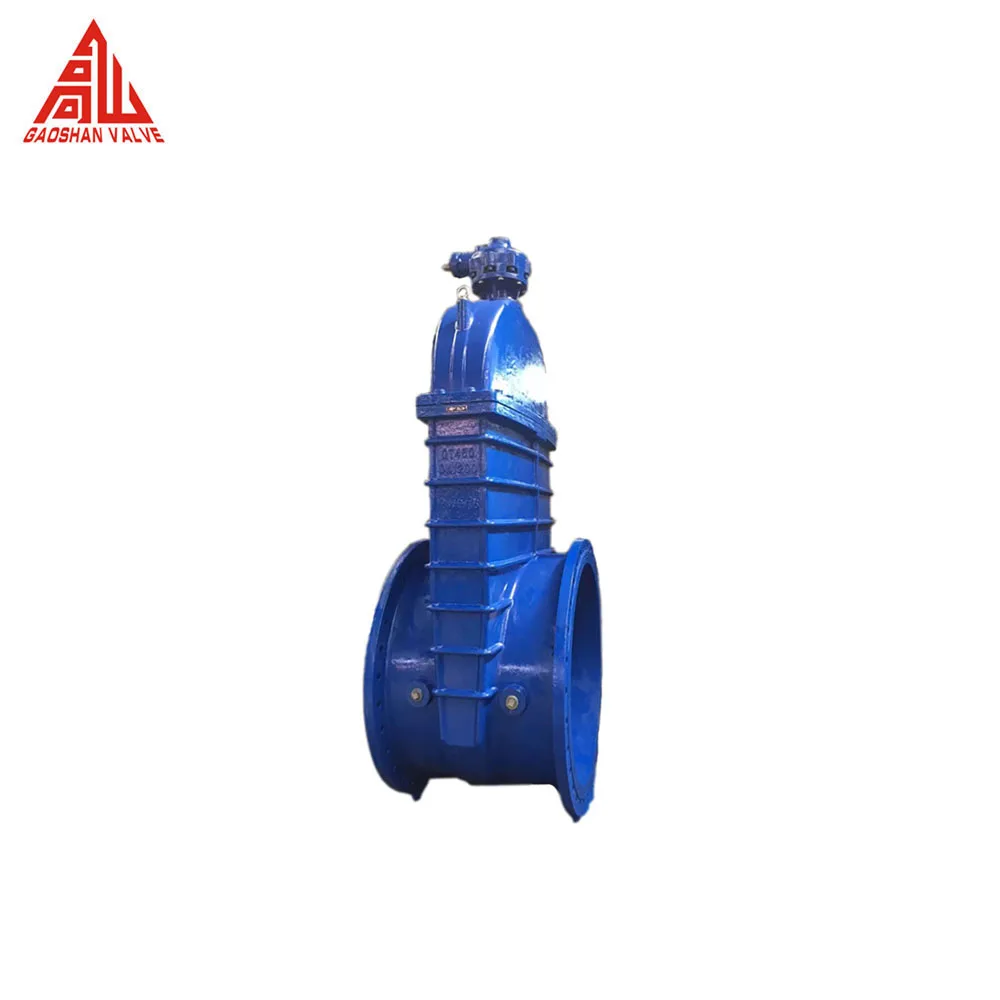Gate Valve DIN3352 F4 Bevel Gear Ductile Iron Resilient Seated 1000mm Gate Valve