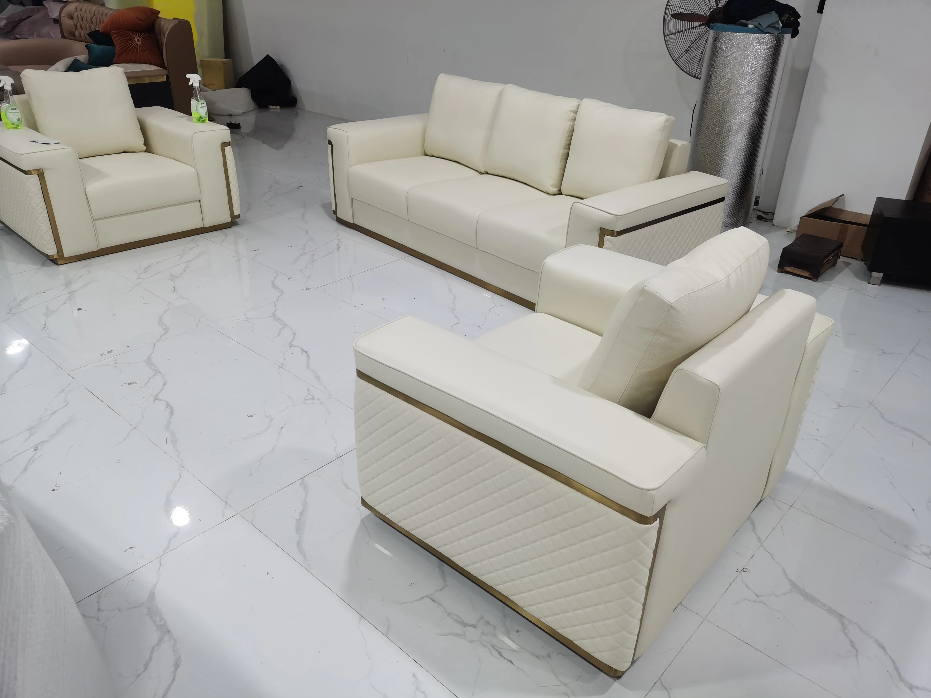 Living Room Home Office Commercial Furniture Hotel Building Ktv Sofa Set