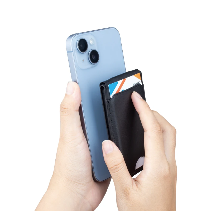 Factory Fast wireless charger PU back clip  Wholesale wireless charger magnetic bracket headphones watch wireless charger