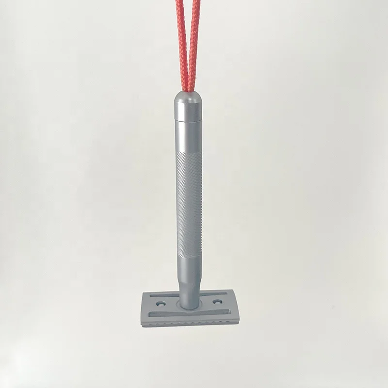 Custom Logo Safety Razor Eco Friendly Metal Straight Razor For Travel Personal Touch Razor