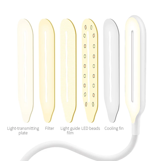 New Design Pen Holder Lamp Desk Led Table Night Light Battery Table Lamp With Phone Stand