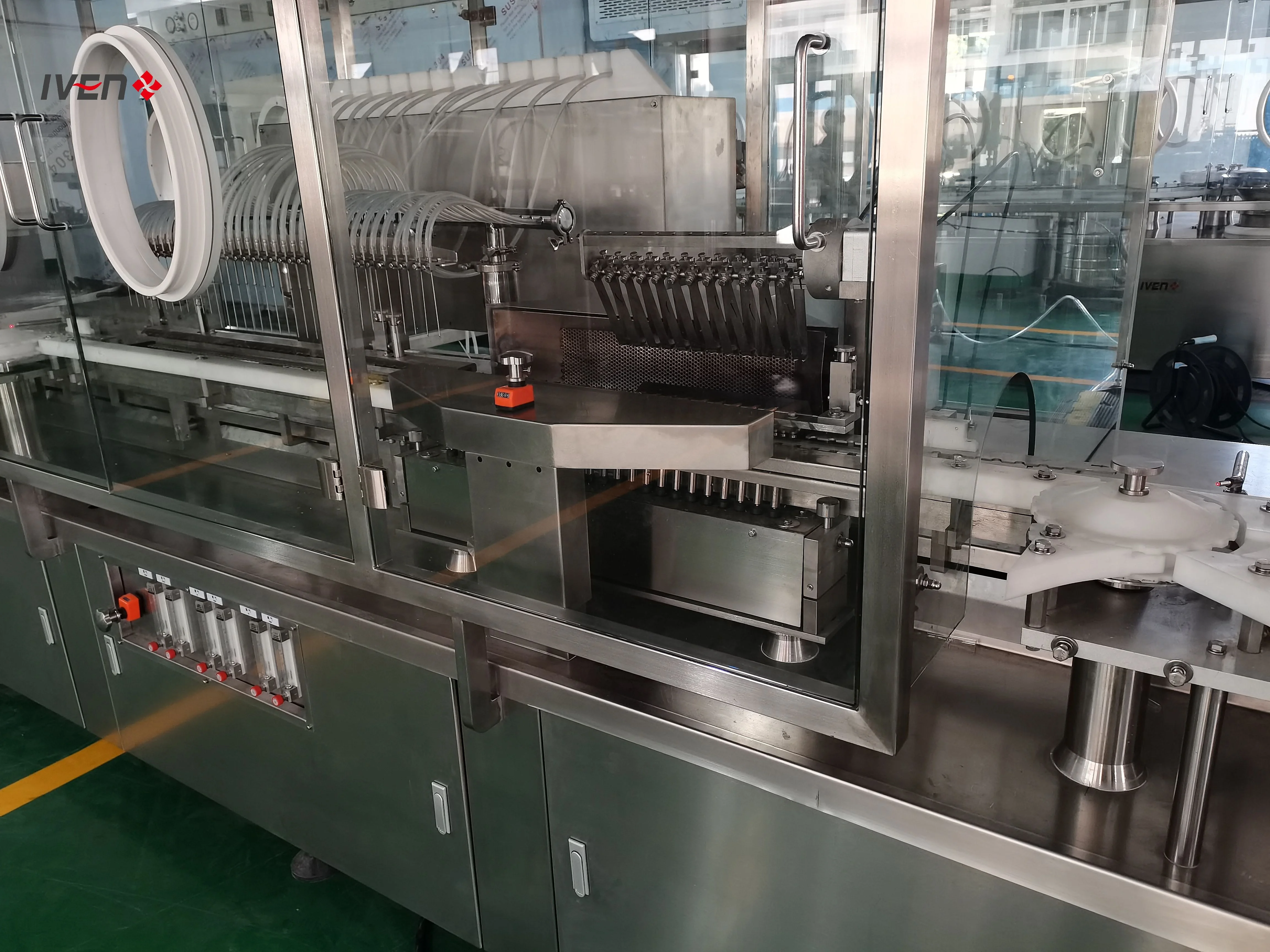 Vial Production Line Liquid/Powder Vial Filling Stoppering And Closing System