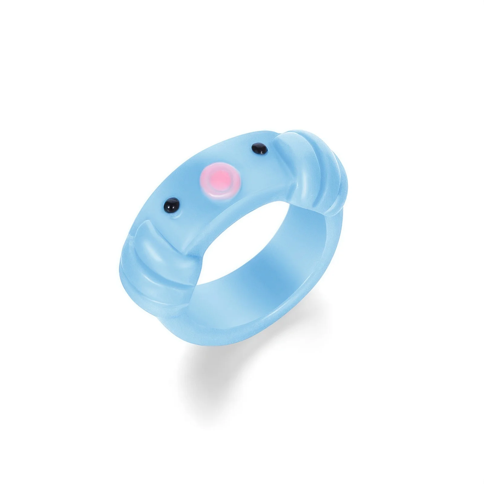 Color Acrylic Frog Octopus Ring Cross-border New Cartoon Ring For Girls