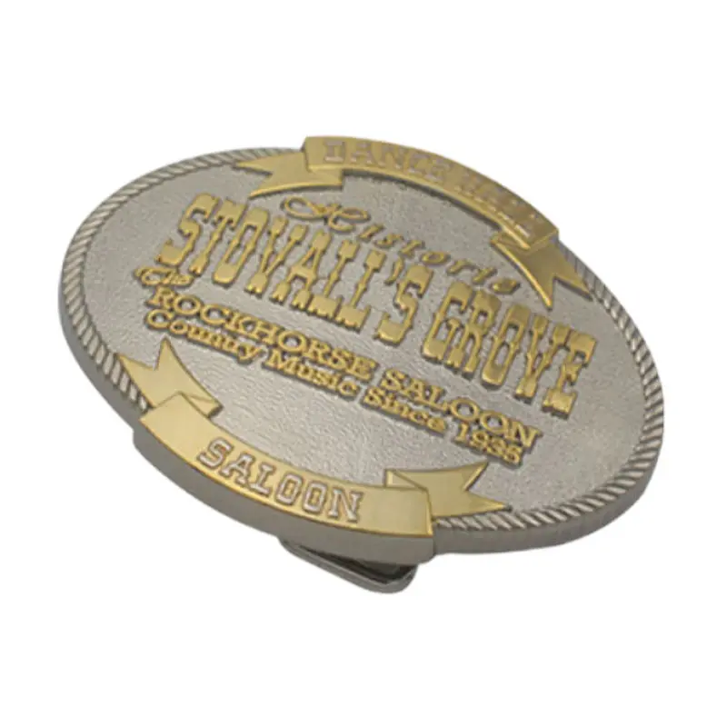 Factory direct wholesale fashion custom antique denim metal quality belt buckle