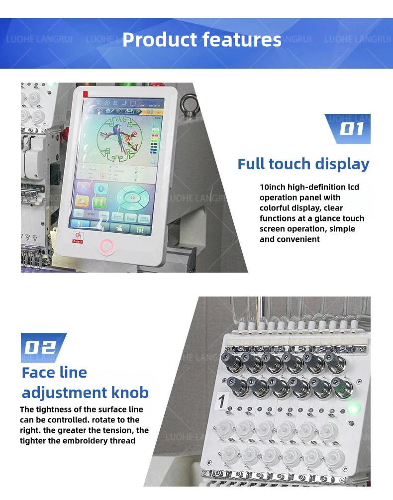 High speed computer embroidery machine price latest embroidery machines sewing and embroidery machine