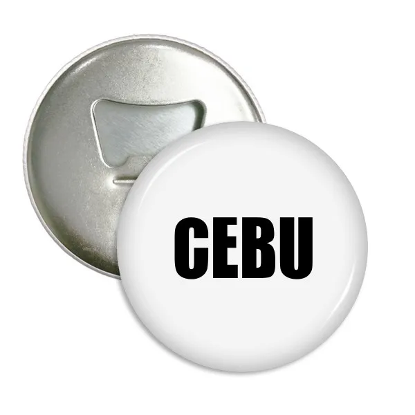 Wholesale Magnetic Bottle 58mm Button Badge Opener Beer Bottle Opener for Home Decor