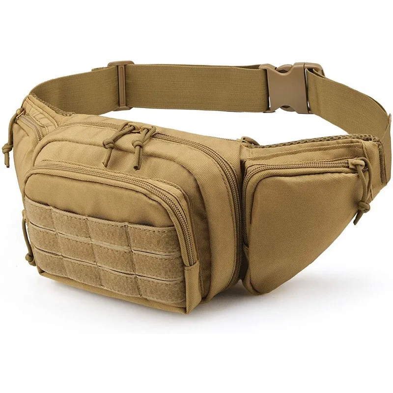 Outdoor Multi-Function Oxford Cloth Camouflage Men Phone Pouch Camping Hunting Tactical Waist Bag