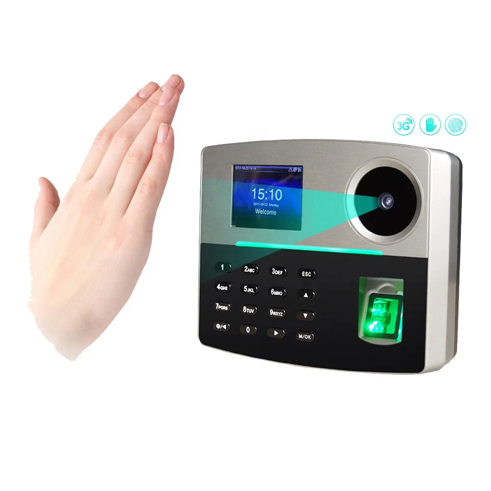 3G Wireless and TCP/IP/USB port Biometric Fingerprint Time Attendance System Device with built-in Battery