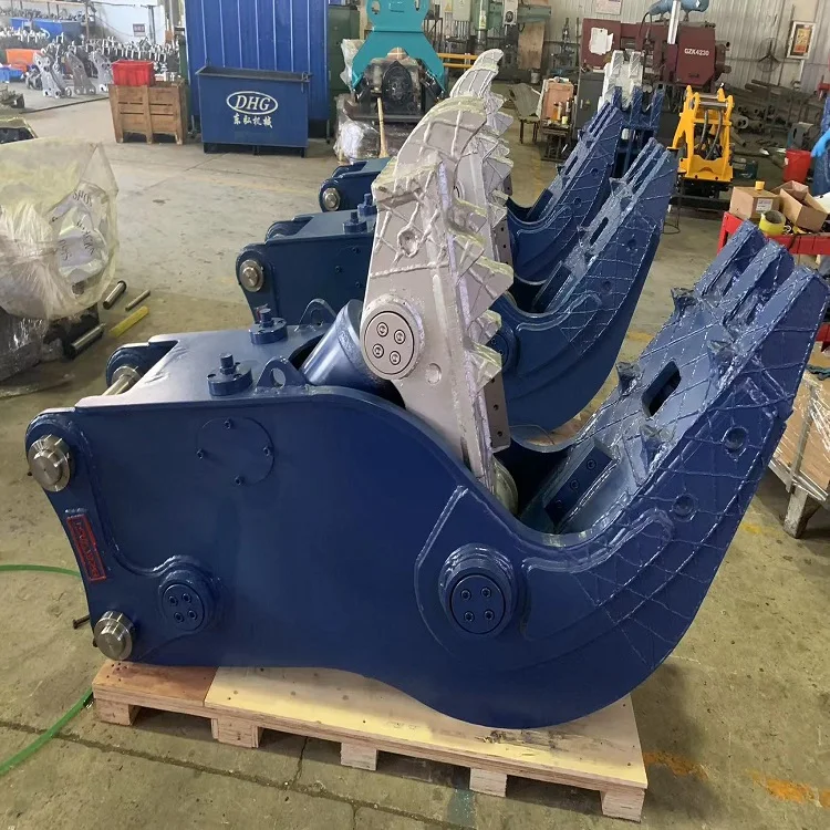 Excavator Attachment Parts Hydraulic Rock DHG Concrete Crusher  Shear Demolition Pulverizer