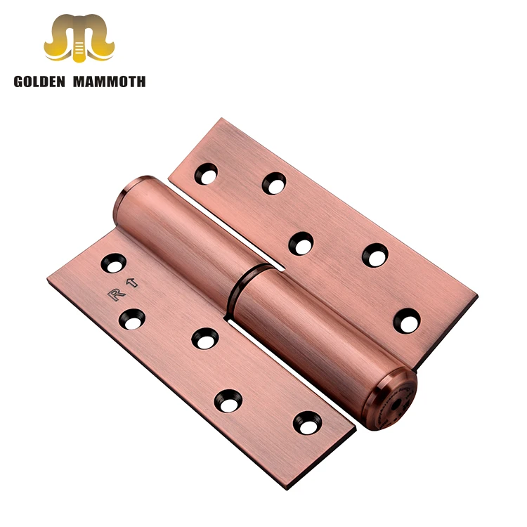 Space Aluminum Color Hydraulic Buffer Self-Closing Hinge damping spring hinged 5 inch blind door closer