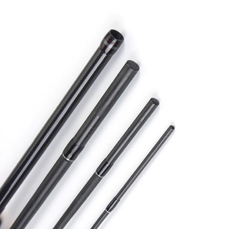 Burle Fishing 3.0m 4-Piece 10-25g Carbon Travel Spinning Fishing Rod With Rod Case