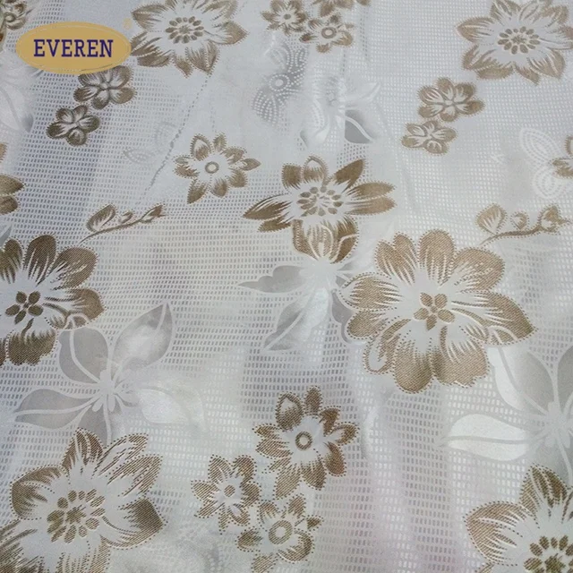 EVEREN Wholesale Flower Printed Satin Fabric/Cloth for Mattress